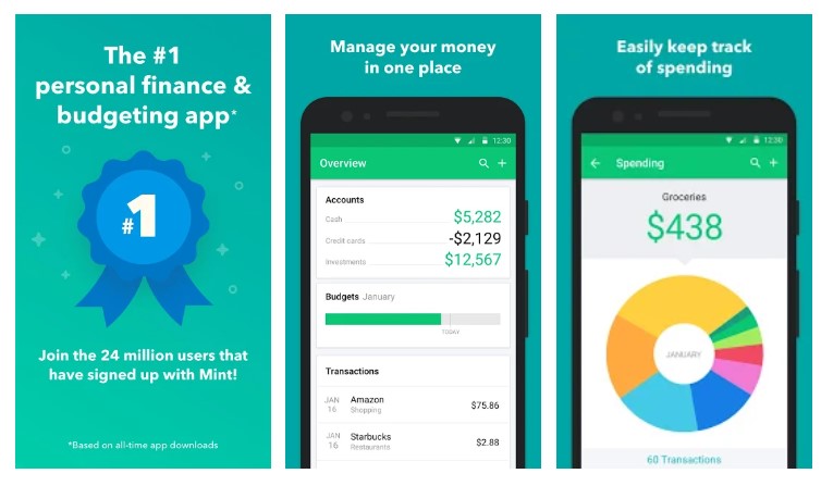 mint screenshots