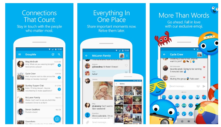 groupme screenshots